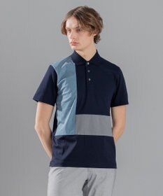 JOSEPH HOMME カラーコットンブロック ポロシャツ