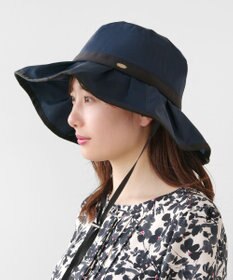 TOCCA 【UV99%以上カット・吸水速乾・抗菌防臭・洗える・サイズ調整可・強撥水】FRILL RAIN HAT レインハット