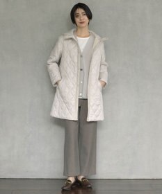J.PRESS LADIES L プレーティング シャツテール ロングスリーブ Tシャツ