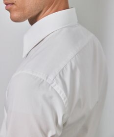 GOTAIRIKU 【形態安定】PREMIUMPLEATS_レギュラーカラー 通年ドレスシャツ_ホワイト(25年春夏モデル)