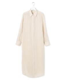 ICB 【WEB＆一部店舗限定】PreshrunkCupraStripe シャツワンピース