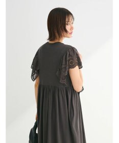 Green Parks ・ＳＵＧＡＲ　ＳＰＯＯＮ　ショルダー刺繍レースワンピース