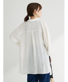 Green Parks ジャガードシアーシャツ