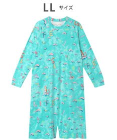 tsumori chisato SLEEP ツモリチサト ルームウエア ネグリジェ 綿100%(本体) 長袖 ロング丈 ロンパース ラグランスリーブ レディース UNX502 /ワコール