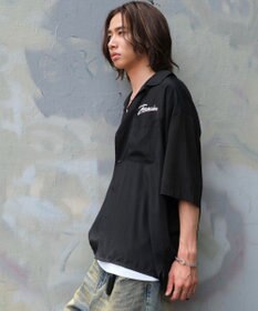 WEGO 【ユニセックス着用ITEM/MLサイズ展開】オープンカラーグラフィックシャツ（SS）