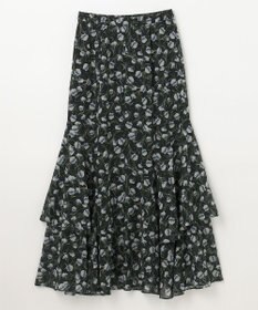 GRACE CONTINENTAL スモールフラワーマーメイドスカート