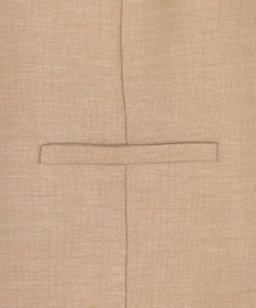 J.PRESS LADIES L 【洗える】FLAXASAオックス ノーカラー ジャケット