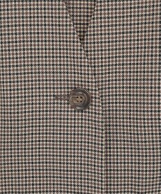 Green Parks ノースリーブチェックジレ