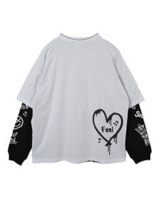 WEGO 【ユニセックス着用ITEM/2点SET】アクセ付きアンサンブルT（LS）