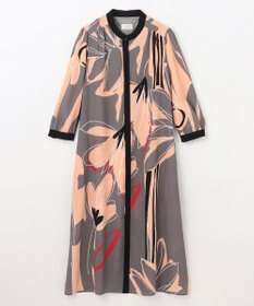 GRACE CONTINENTAL キカラインフラワーワンピース
