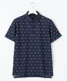 23区GOLF 【MEN】レーシングカープリント 半袖ポロシャツ