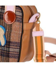 tsumori chisato CARRY ウールチェック ショルダーバッグ 2way ミニバッグ