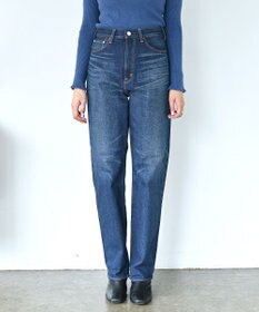 caqu modern classic テーパードデニムパンツ USEDWASH