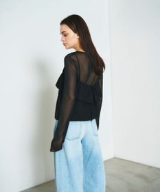 GRACE CONTINENTAL フリルキャミソール