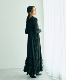 YECCA VECCA ラッフルキャミワンピース