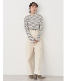 earth music&ecology チェーンリブハイネックプルオーバー