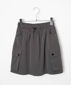 WEGO 【ウエストゴム】ナイロンカーゴミニスカート