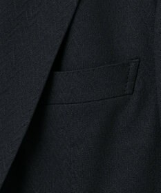 GOTAIRIKU 【通気性/ストレッチ/洗える】エアレースジャケット_ヘリンボーン柄