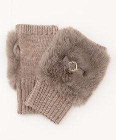 TOCCA KNIT FUR HANDWARMER 手袋