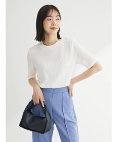 Green Parks プリーツ５分袖プルオーバー