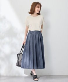 ANY L ハーフスリーブニット