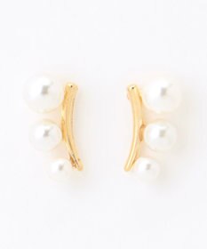 ANY 【WEB限定】ラインパールピアス(両耳用)