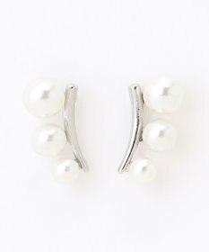 ANY 【WEB限定】ラインパールピアス(両耳用)