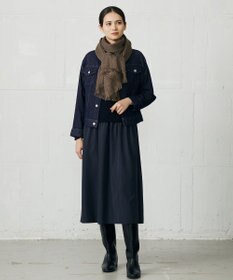 自由区 【カタログ掲載】ウールラメミックス ストール