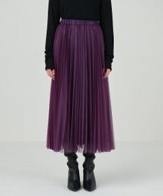 GRACE CONTINENTAL ラメプリーツスカート