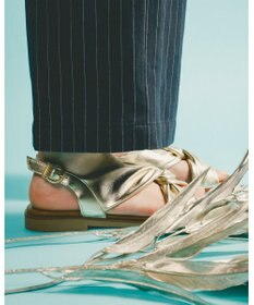 BONTRE 【BONTRE/ボントレ】ツイストローヒールサンダル/42751-VS