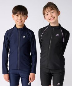 OP／FILA 【FILA】スタンドカラー長袖フルジップラッシュガード