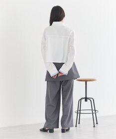 earth music&ecology パイピングショートシャツ