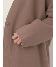 earth music&ecology 圧縮風ポンチコーディガン