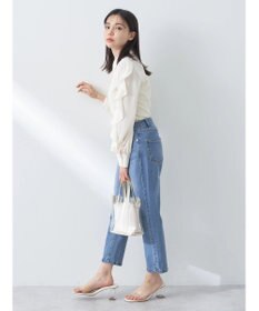 earth music&ecology ドッキングフリルシャツ見えプルオーバー