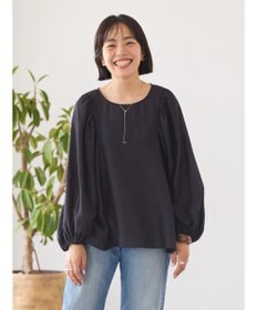 AMERICAN HOLIC 袖ボリュームシアーブラウス