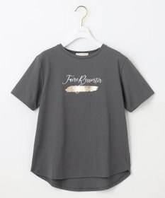 ANY SIS 箔プリントロゴ Tシャツ