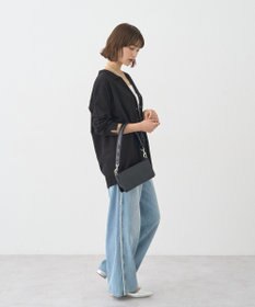 earth music&ecology ワイドフリンジデニムパンツ