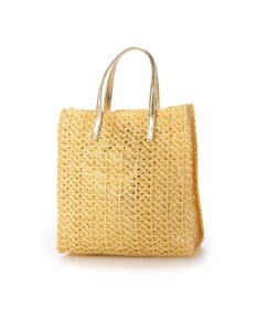 UNBILLION カシュカシュ cachecache / 透かし編みスクエアトートバッグ