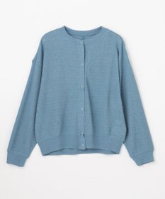 ANY シアーワッフルカーディガン