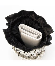 UNBILLION カシュカシュ cachecache / メタルボール2wayチェーンショルダーバッグ