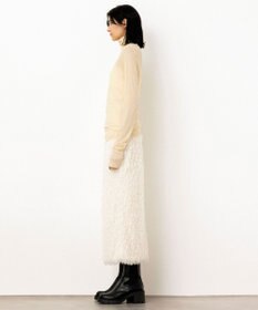 NAVE 【Nave・洗える】フェザーフリンジ スカート