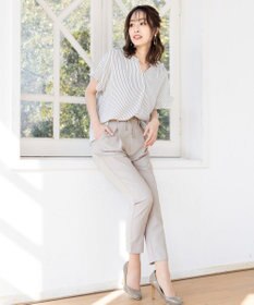 Tiaclasse 【洗える】幅広く活躍が期待できるドロストパンツ