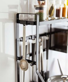 tower コンロサイドラック タワー ブラック