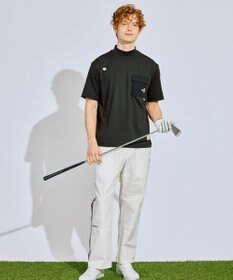 PW CIRCULUS 【UV遮蔽率99.5%  UVカット/速乾/ストレッチ】【GOLF OUT掲載】【MEN】ポケットモックT  ゴルフ