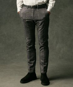 JOSEPH ABBOUD 【ストレッチ/ウエストも伸びる】ウールライクフランネルジャージーパンツ