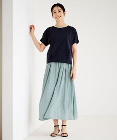 J.PRESS LADIES 【WEB限定・洗える】キャミワンピース カットソー ツインセット