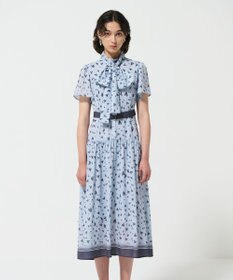 GRACE CONTINENTAL ハートレオパードプリントワンピース