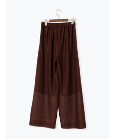 Te chichi クレープメッシュストレートパンツ（セットアップ可）