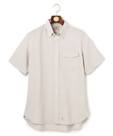J.PRESS MEN 【遮熱 / 高通気性】ハケメパッチフラップ 半袖シャツ / B.D.
