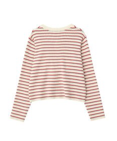 AMERICAN HOLIC マルチボーダーリブニットカーディガン